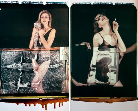 For His Polaroid Project with Raphael Mazzucco, Peter Beard Makes It Messy