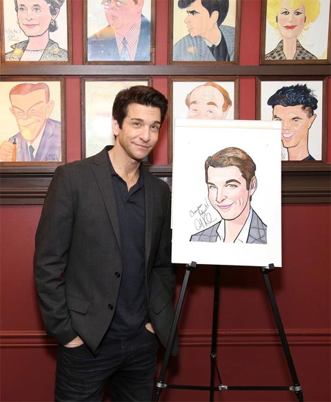 Broadway Celebrates Groundhog Day’s Andy Karl and His New Sardi’s Caricature Portrait