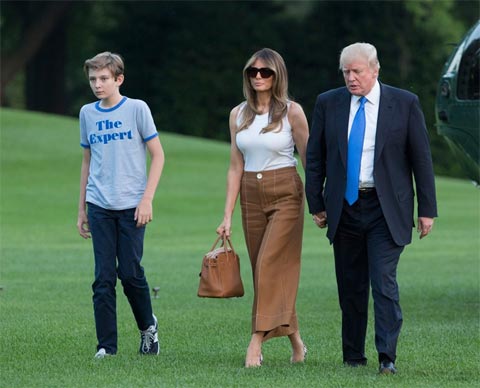 Melania and Barron Trump Move Into the White House