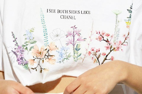 This Made-in-Egypt Fashion Line Puts “Die for Dior” and “Gucci Kills” on Pretty Floral Print Tees