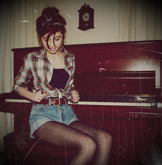 Music is life, life is music. - Levis shorts, Weeken, Tasha B