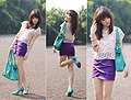 Monday morning, SUN is shining , Bag, Weeken, LACEY TOP, Forever21,  NECKLACE, Forever21,  SHOES, Weeken, SKIRT, Weeken, Elle Yamada, Indonesia
