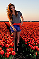 Colourful Fields , Orange short, Zara, Clutch, Weeken, Lara Rose Roskam, Netherlands