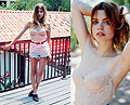 Romance - Lace corset, Weeken, Jean shorts, Weeken, Skinny belt, Weeken, Shoes, Weeken, Lindsey Lugrin, Thailand