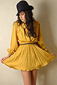 Ray of SUNshine, Vintage 50s yellow mini dress, Weeken, Rachel Hunt, United Kingdom