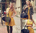 Faustine Lara, Yellow Dress, 