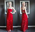 Kellen Hofer, Red Carpet, Red Dress, 