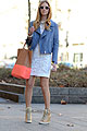 Chiara Ferragni, Celine bag and Chloe shoes, 