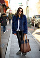 Faux - Faux fur coat, Forever21, Leggings, American Apparel, Tote, H&M, Shoes, Weeken, Tess Pare-Mayer, United States