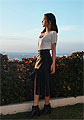 SUNSET - Fringe leather skirt, Weeken, Boots, Kenzo, Shirt, Weeken, Belle Sirisoonthorn, Thailand