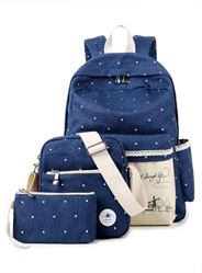 Wave Point canvas shoulder bag shoulder bag purse