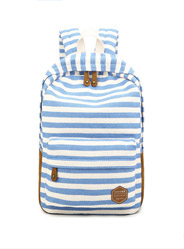 The new double - shoulder bag female Korean version of the school canvas bag backpack simple bag