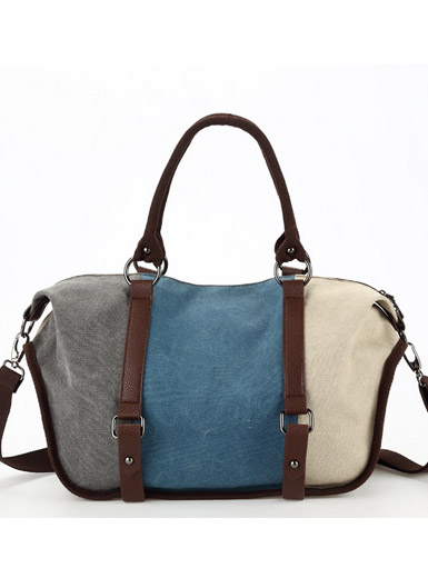 The new fashion canvas leisure Messenger bag shoulder bag
