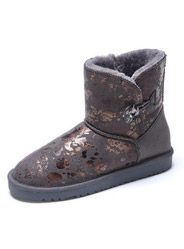Daphne winter plush flat-bottomed fashion diamond stitching snow boots