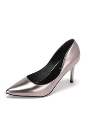 Daphne elegant pointed commuter comfortable leather thin with high-heeled shoes