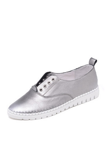 Daphne new flat leather with flat shoes in the mouth of casual shoes