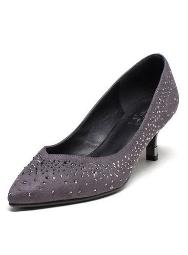 Daphne new fine with diamond shallow mouth high heels