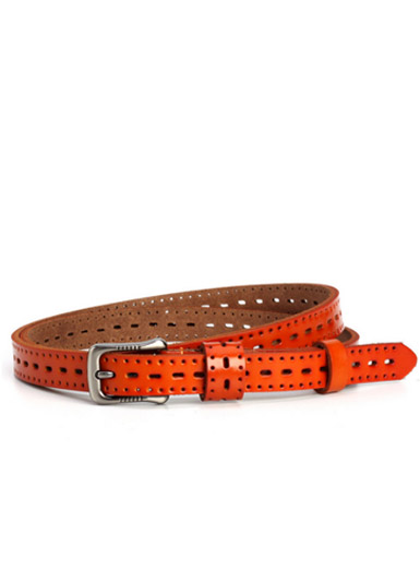 Upgrade version of hollow leather leisure wild lady belt