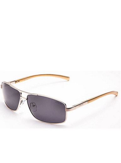 Men's new metal frame gorgeous polarized sunglasses