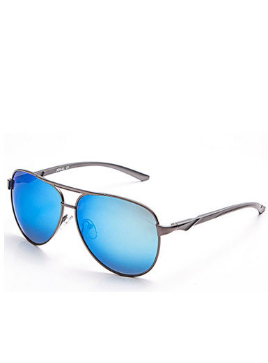 Men 's simple fashionable aluminum - magnesium retro sunglasses frame