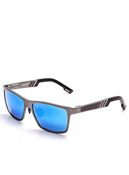 Men 's new stylish full frame aluminum - magnesium carbon fiber frame polarized sunglasses coated