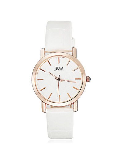 Small incense wind white gold strap waterproof fashion ladies watch