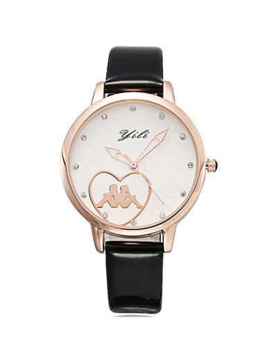 Fashion leisure Ms. gold-plated waterproof watch